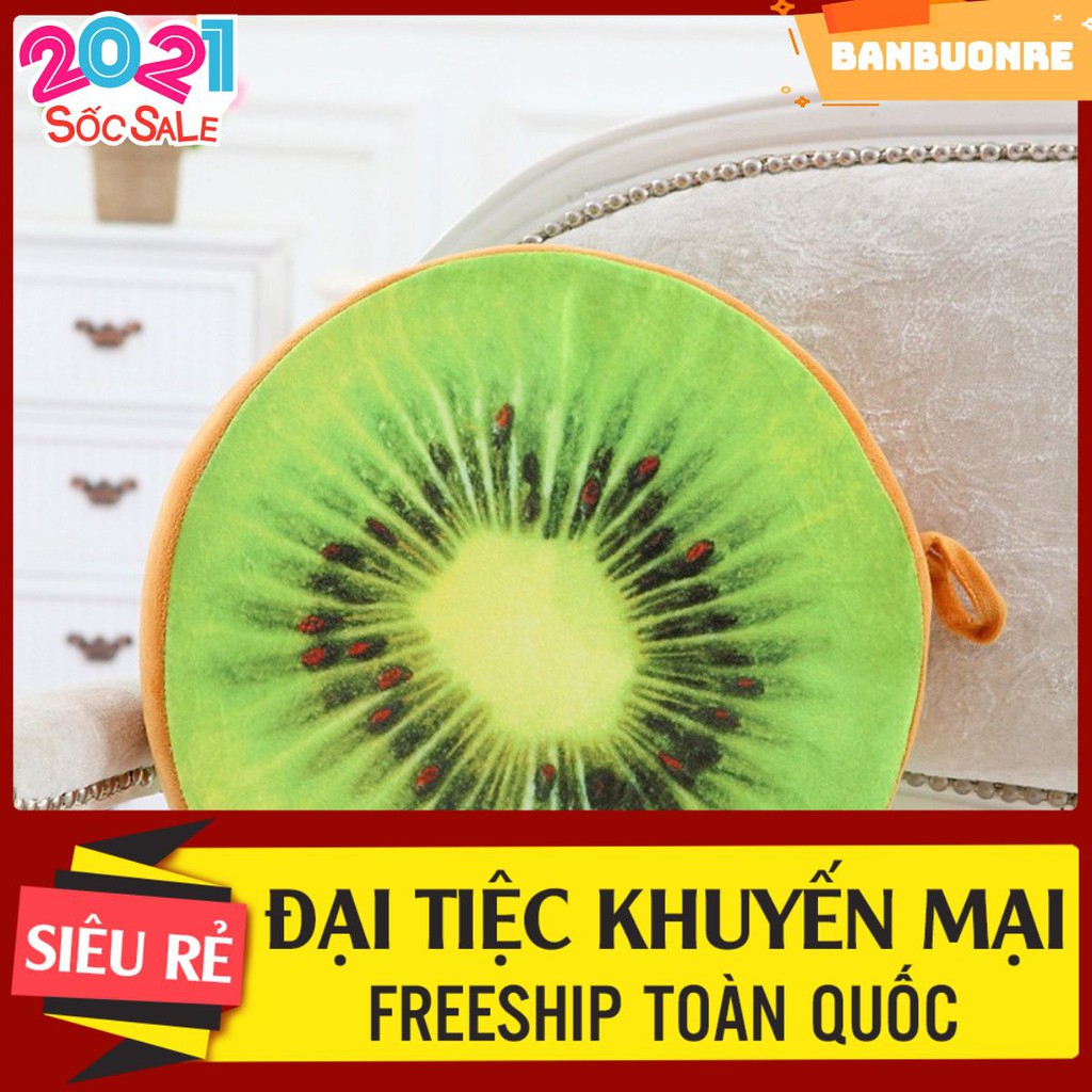 Sỉ Gối hoa quả trái cây 3d hình quả kiwi