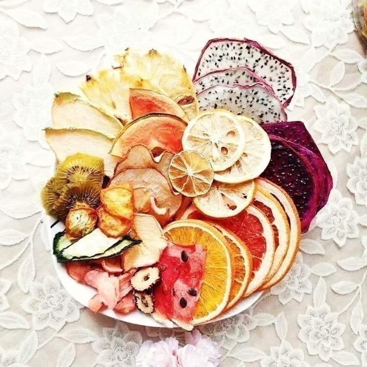 Set 20 gói trà Detox Robimart hoa quả sấy giảm cân đẹp da - Không bình, hộp, túi vải
