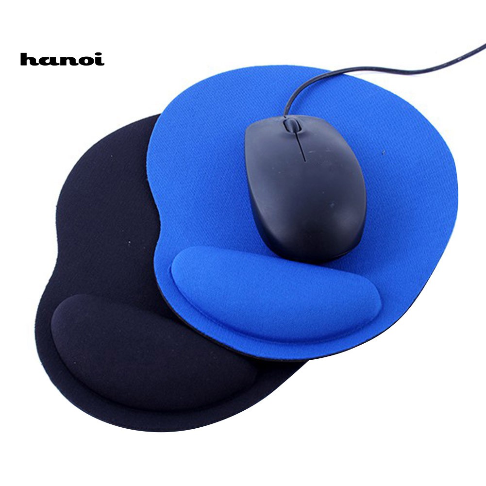 Đệm Lót Chuột AHti-Slip Màu Trơn Thoải Mái Chống Trượt Hỗ Trợ Cổ Tay