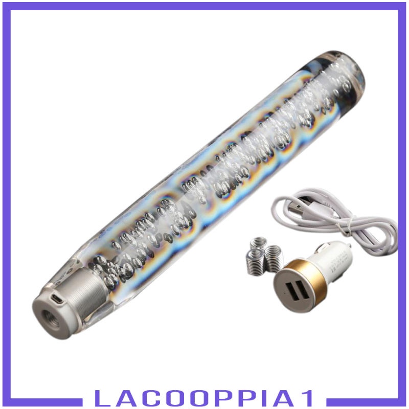 [Lacooppia1] Núm Gạt Cần Số Thay Thế Bằng Acrylic Có Đèn LED 7 Màu 30cm Cho Xe Hơi Xe Tải