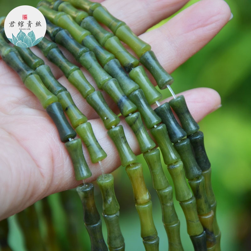Dây Chuyền / Khuyên Tai Bằng Tre Tự Nhiên Unoptimized Peridot