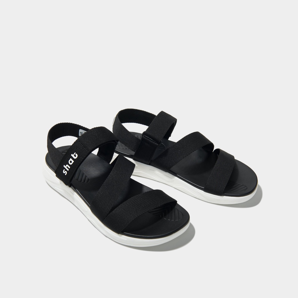 Giày sandal Shat trắng đen S1M0010 Shondo Shat chính hãng