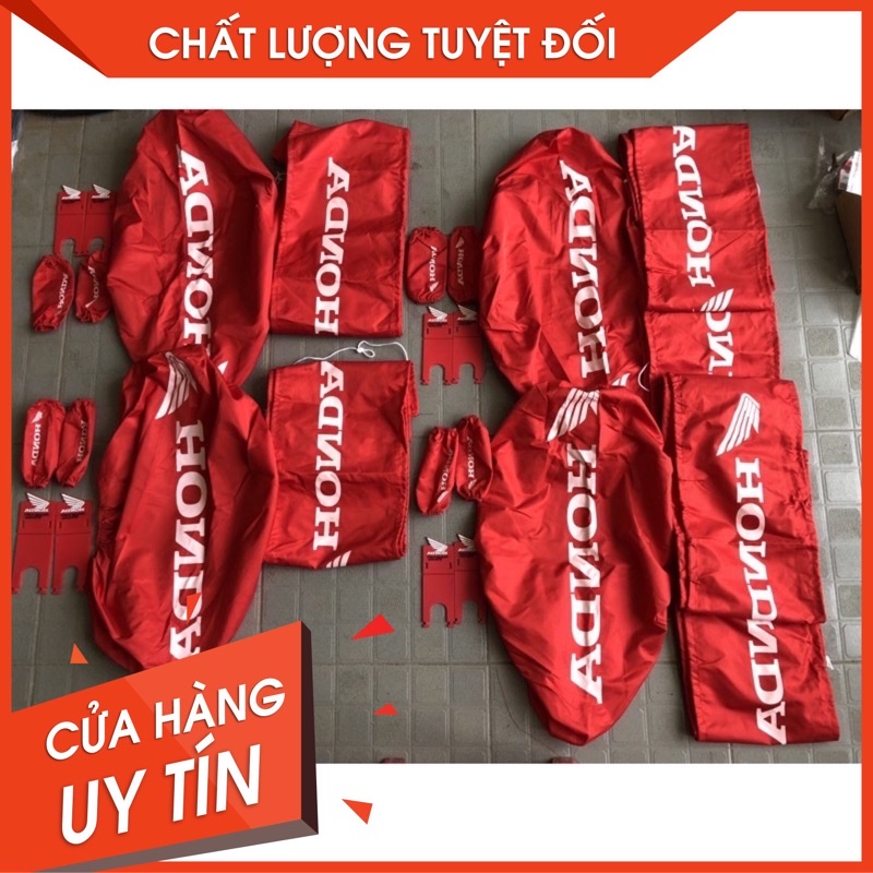 Nguyên bộ Áo trùm xe máy full bộ hàng may chắc chắn- dày đẹp