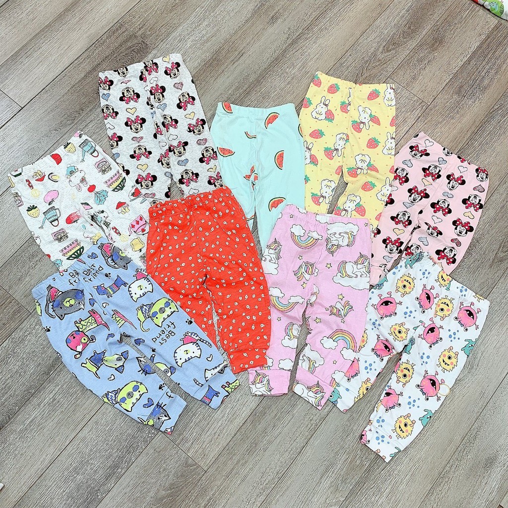 [HÀNG ĐẸP L1] Quần Dài Bozip Họa Tiết Siêu Đẹp Cho Bé Trai Bé Gái 7-17Kg, Chất Liệu Cotton Bozip Xuất Dư