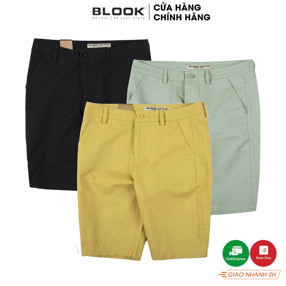 Quần short kaki BLOOK chất vải kaki mềm form lửng ngang gối nhiều màu 30081 ( HÌNH THẬT)