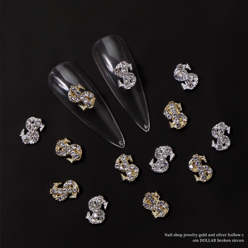 Đôi Khuyên Tai Đính Đá Hình Tờ Tiền Đô La Thời Trang Cho Nữ