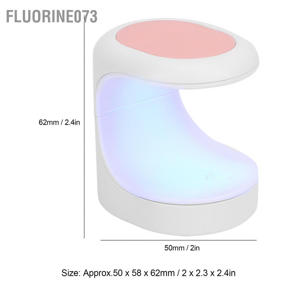 [Hàng mới về] Đèn LED mini hong khô sơn móng tay ánh sáng kép sạc qua cổng USB 16W