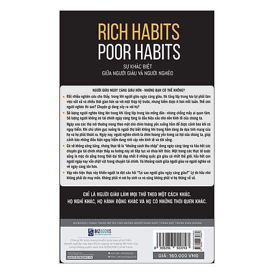 Sách - Rich Habits Poor Habits - Sự khác biệt giữa người giàu và người nghèo