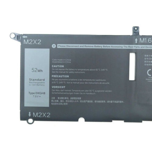 [ Pin zin ] Pin battery laptop Dell XPS 13 2018 XPS 13 9370 9380 2019 0H754V DXGH8 7.6V 52Wh 6500mAh