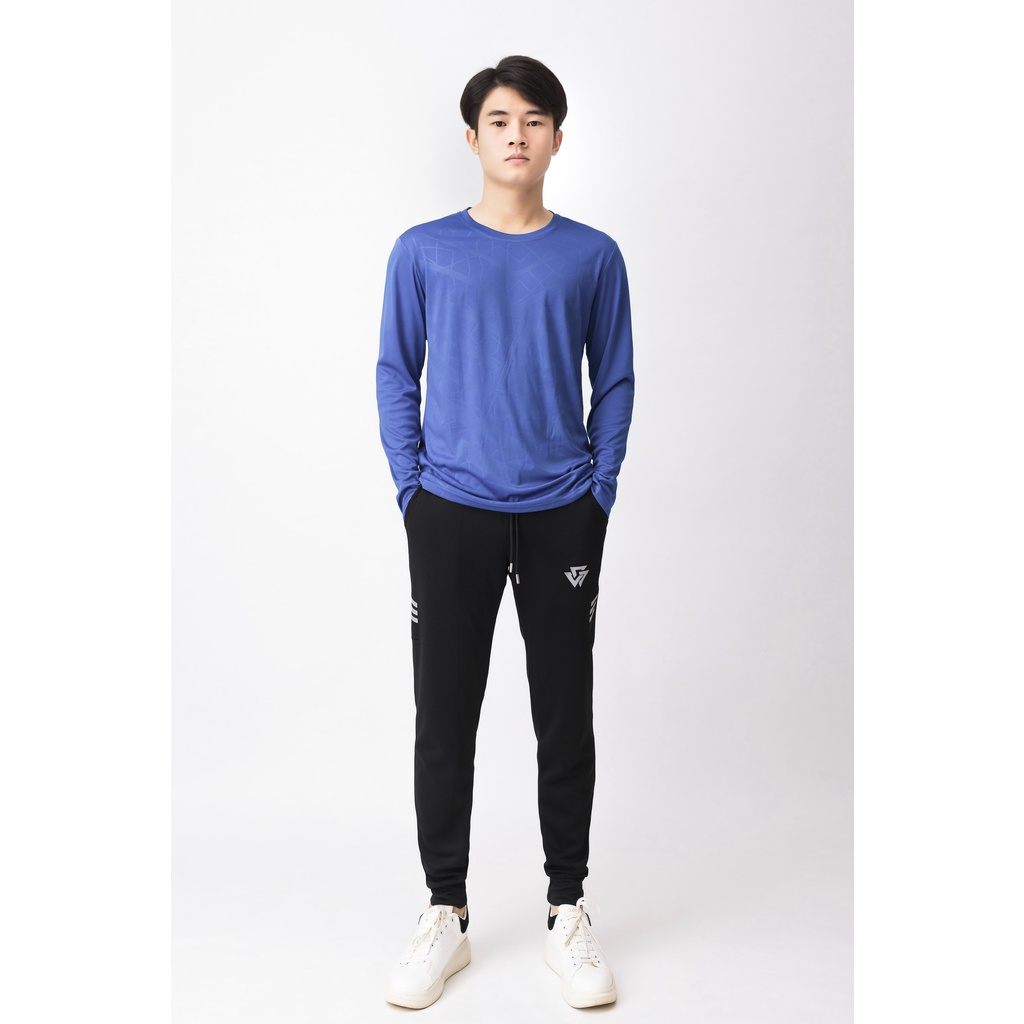 Áo thun nam tay dài giữ nhiệt thể thao JUN FASHION STORE phong cách trẻ trung, co giãn, giữ ấm tốt_AGNV1
