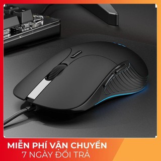 Chuột máy tính inphic model pb1, dây cắm usb, bề mặt chống bám mồ hôi có led