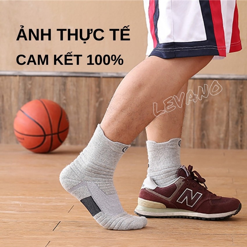 Tất nam cao cổ công sở LEVANO chất liệu cotton co giãn 4 chiều hút ẩm hạn chế thối chân SIZE 35-45 T010