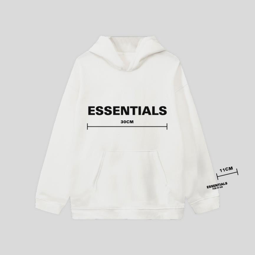Áo Nỉ Hoodie Essentials Unisex Form Rộng 2S Clothing, Hoodie Chất Nỉ Bông Dày Có Mũ Rộng In Chữ Essentials TV5064 hg