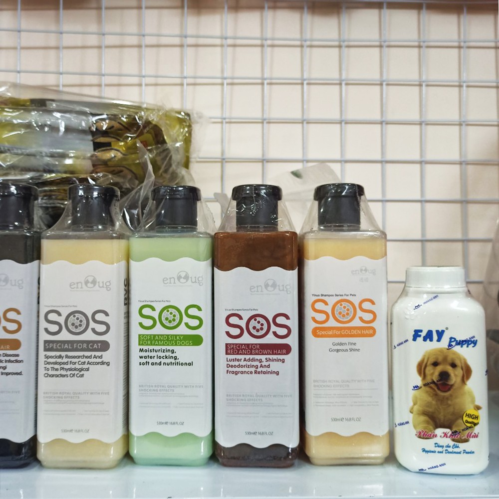 Sữa tắm SOS cho chó mèo lông mềm mượt thơm lâu 530ml