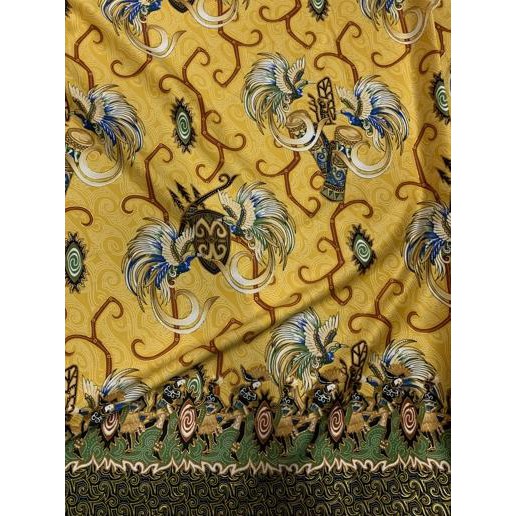 (Mới Nhất 2020) Vải Lụa Papua Batik Cao Cấp (Lb120) Giá Đỡ