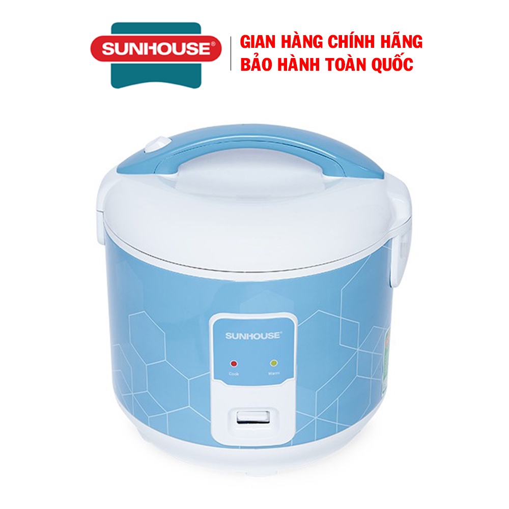 Nồi cơm điện 1.8L Sunhouse SHD8622G, Công suất 700W nấu nhanh, sản xuất tại Việt Nam, bảo hành 12 tháng