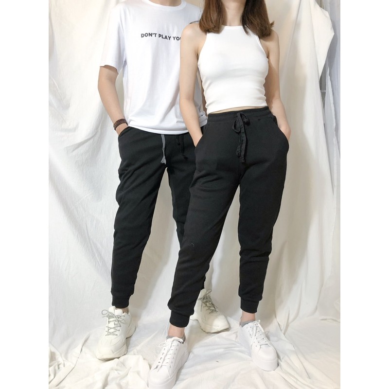 Quần jogger thun gân thể thao unisex | BigBuy360 - bigbuy360.vn