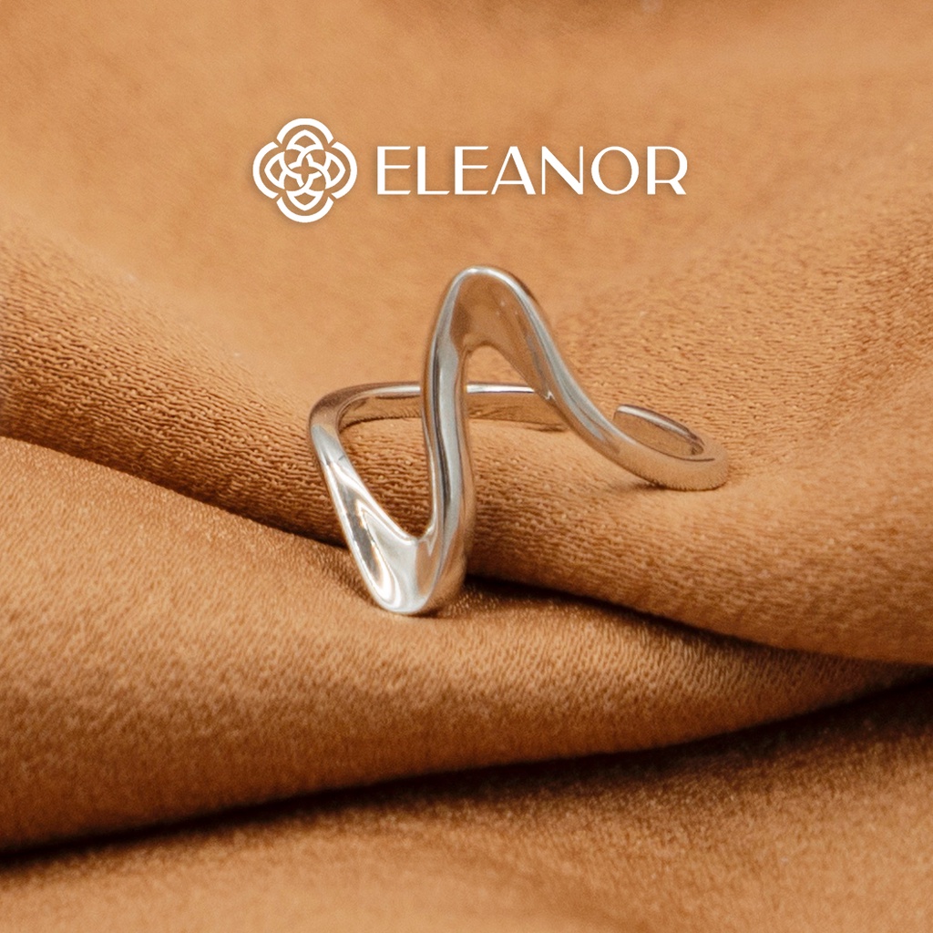 Nhẫn Bạc Eleanor Xoắn Hình Học Vintage Cho Nữ SP001541