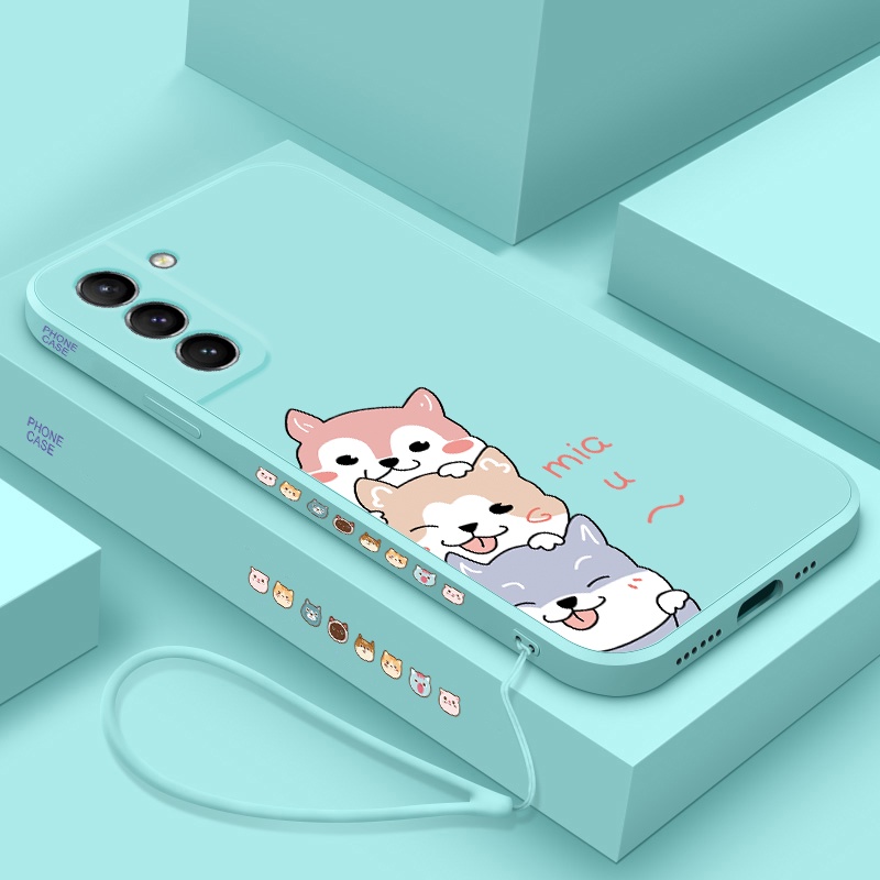 Ốp Điện Thoại TPU Mềm Chống Sốc Hình Thú Cưng Cho Samsung Galaxy Note 20 Ultra 10 Plus S10 Lite J4 J6 Plus A7 2018 J7 Prime