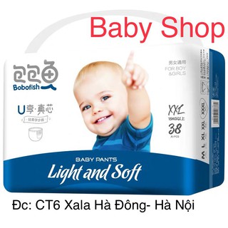 Gói 50 Miếng Bỉm Quần BOBOFISH size M50/L50/XL50/XXL50/XXXL50