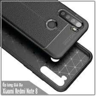 Ốp lưng Xiaomi Redmi Note 8 / NOTE 8 PRO silicon giả da Auto Focus