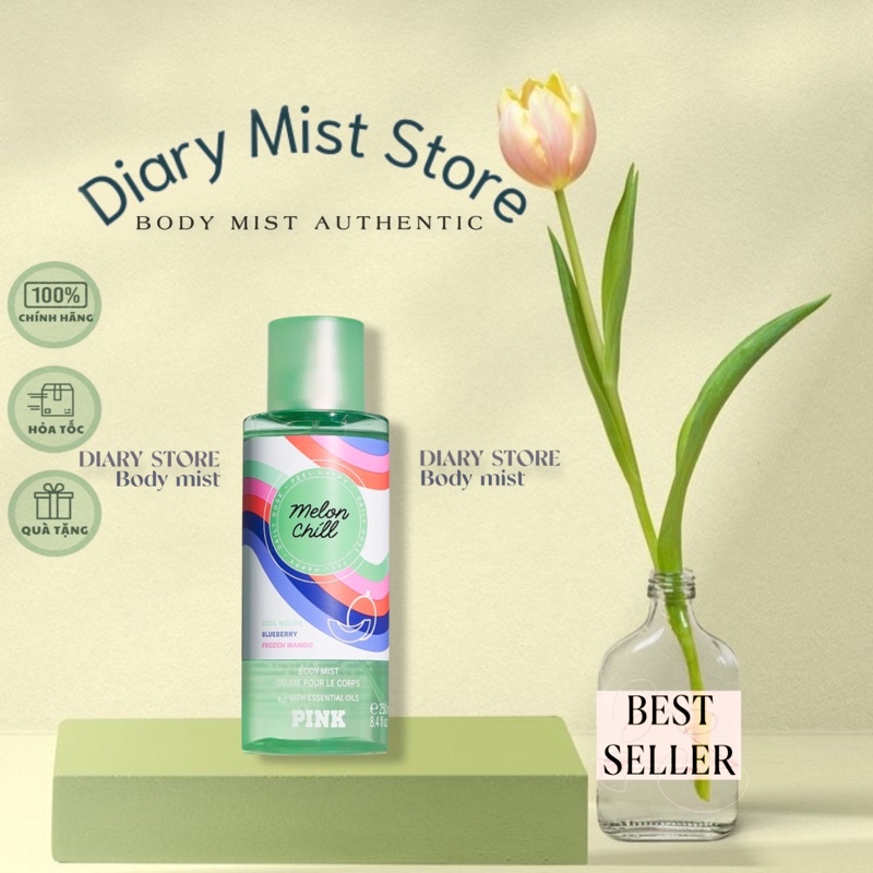 𝐃𝐢𝐚𝐫𝐲𝐦𝐢𝐬𝐭.𝐬𝐭𝐨𝐫𝐞 Xịt Thơm toàn thân Pink Victoria's Secret Melon Chill