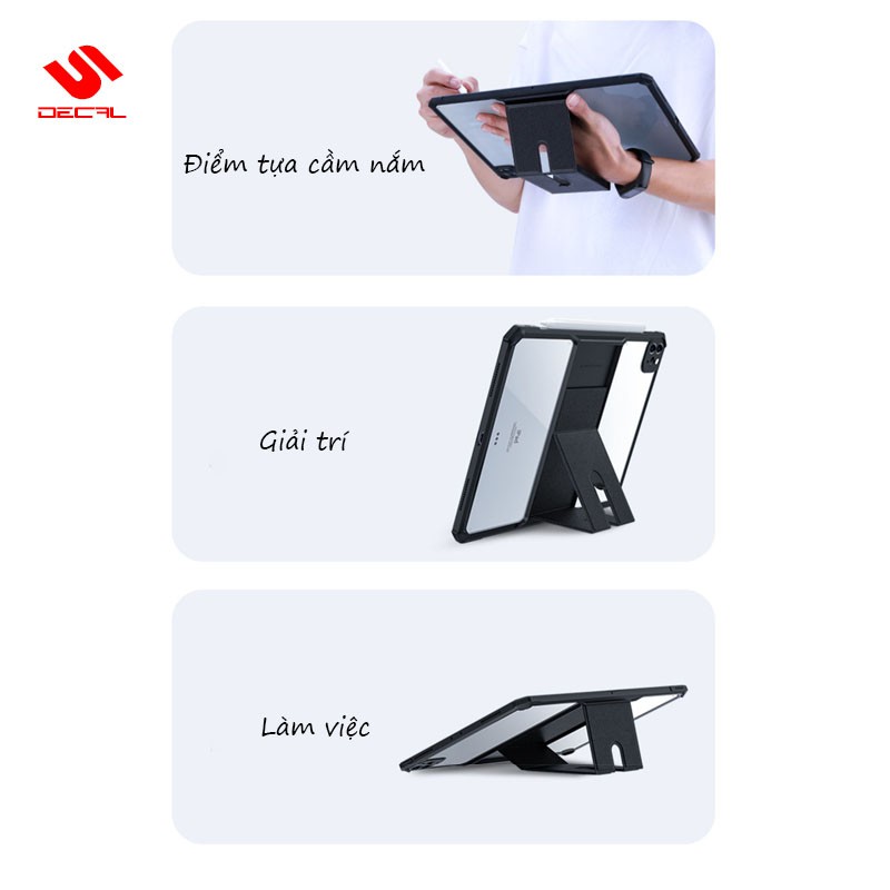 Ốp lưng XUNDD iPad Pro 11' ( 2020 ), Chống trầy, Chống sốc, Viền TPU, Mặt lưng chân đế | WebRaoVat - webraovat.net.vn