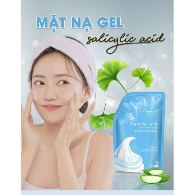 [CÓ VIDEO] Mặt Nạ Gel Salicylic Acid Dưỡng Ẩm Se Khít lỗ Chân Lông Tẩy Tế Bào Chết Giảm Mụn gói 300g lv1