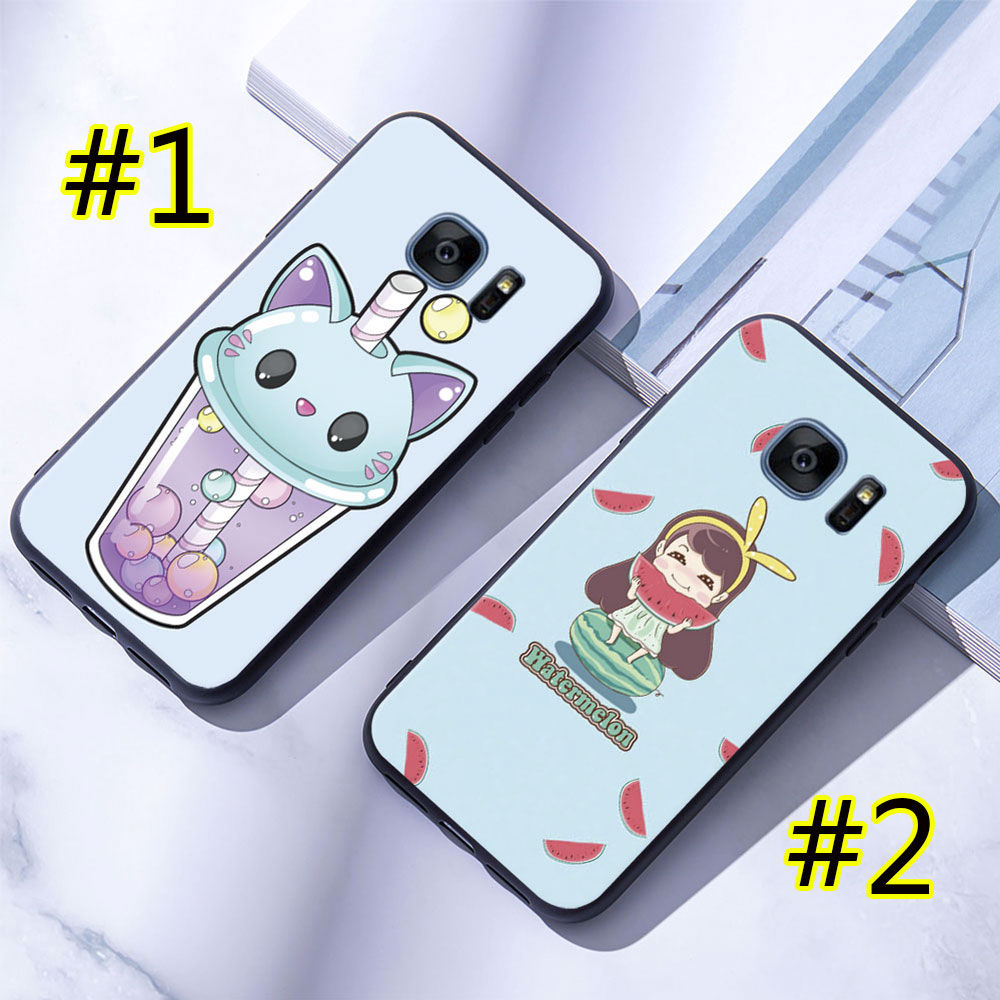 Ốp Điện Thoại Silicon In Hình Thú Cưng Đáng Yêu Cho Samsung Galaxy S7 Edge S8 S9 Plus