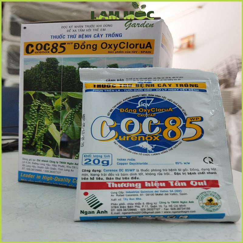 Coc 85 Trừ Nấm Diệt Vi Khuẩn Gói 20g