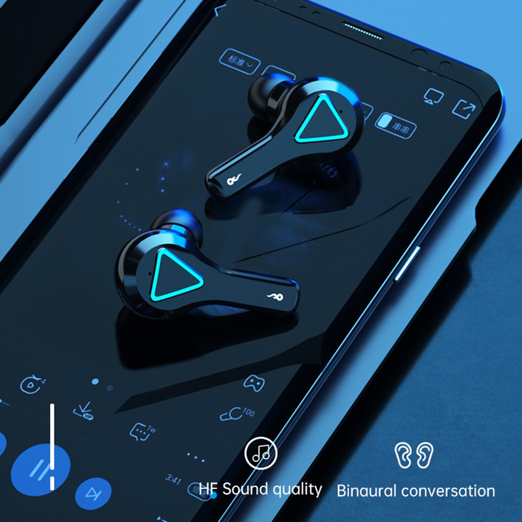 Tai Nghe Bluetooth Không Dây Chống Nước Chất Liệu Abs Dùng Tại Nhà / Ngoài Trời