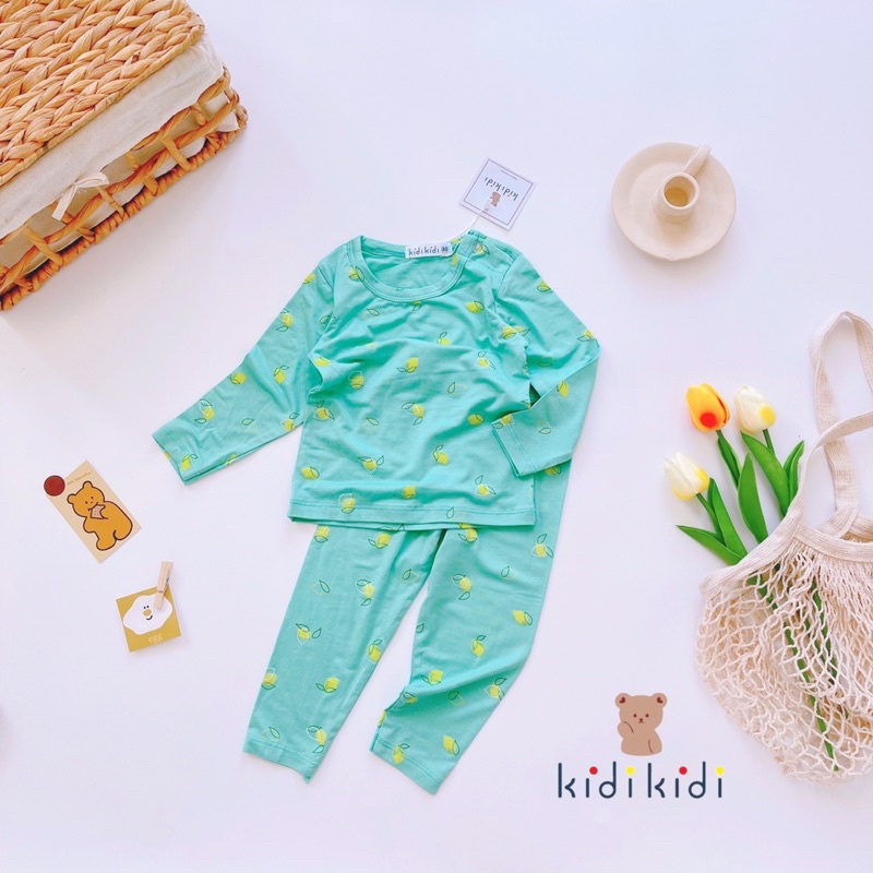 Bộ minky mom thun lạnh dài tay ❤️ freeship ❤️ đồ ngủ cho bé trai bé gái minky mom loại 1
