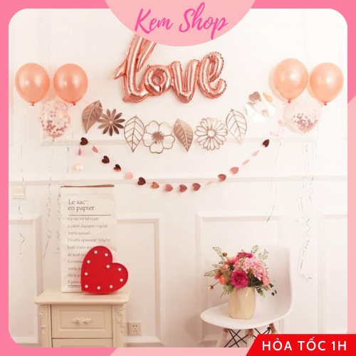 Bóng chữ LOVE liền trang trí sinh nhật cầu hôn Kemshop - K207