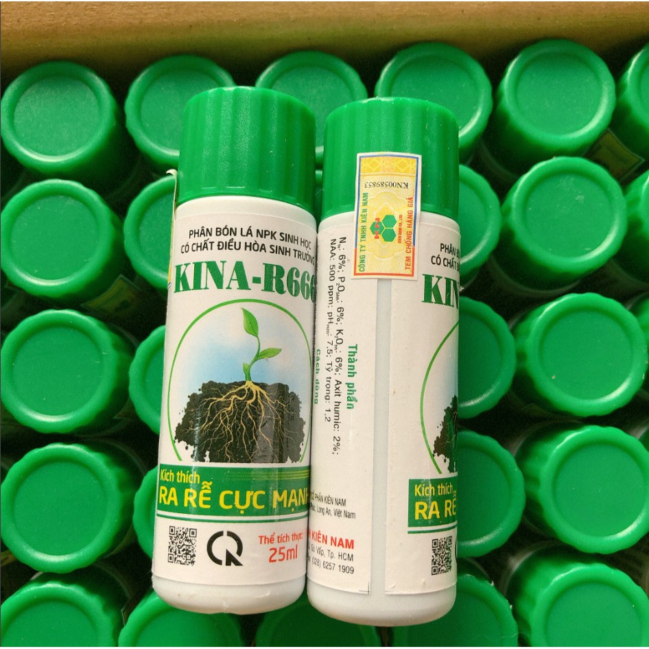 THUỐC RA RỄ CỰC MẠNH KINA R666 Có bổ sung điều hoà sinh trưởng Tuýp 25ml