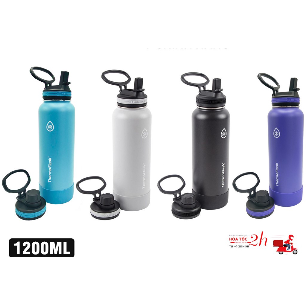 Bình giữ nhiệt ThermoFlask 1200ml (40oz) Mẫu Mới - Giữ đá 24h