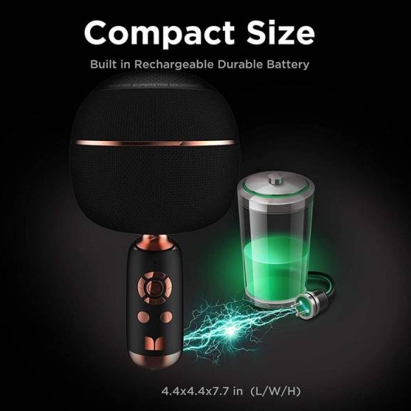 Micro Karaoke Tích Hợp Loa Bluetooth Monster M97  3 Chế Độ Thay Đổi Giọng Nói - BHành 12 Tháng