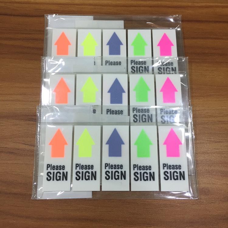 Giấy note Please sign 5 màu Pronoti 45649