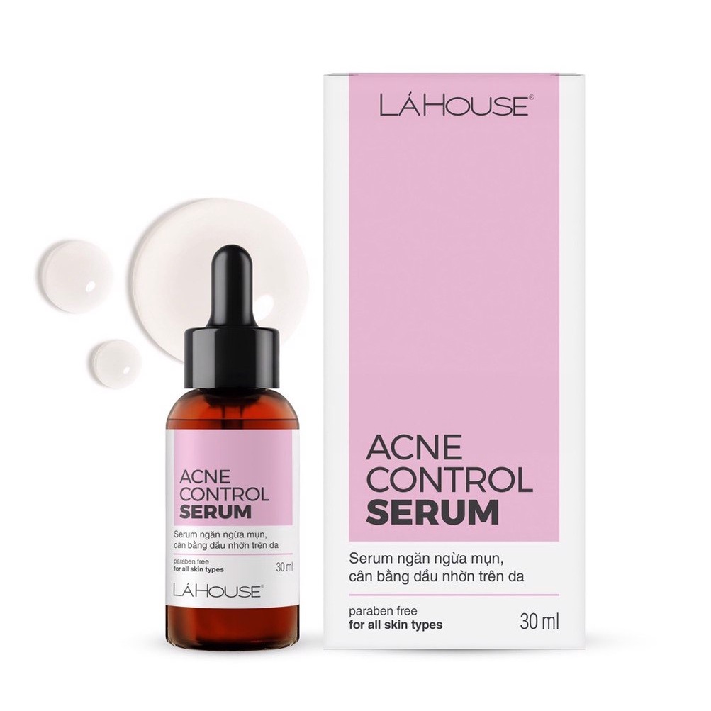 Serum ngăn ngừa mụn,giảm nhờn, giảm mụn Lá House Acne Control 15ml/30ml