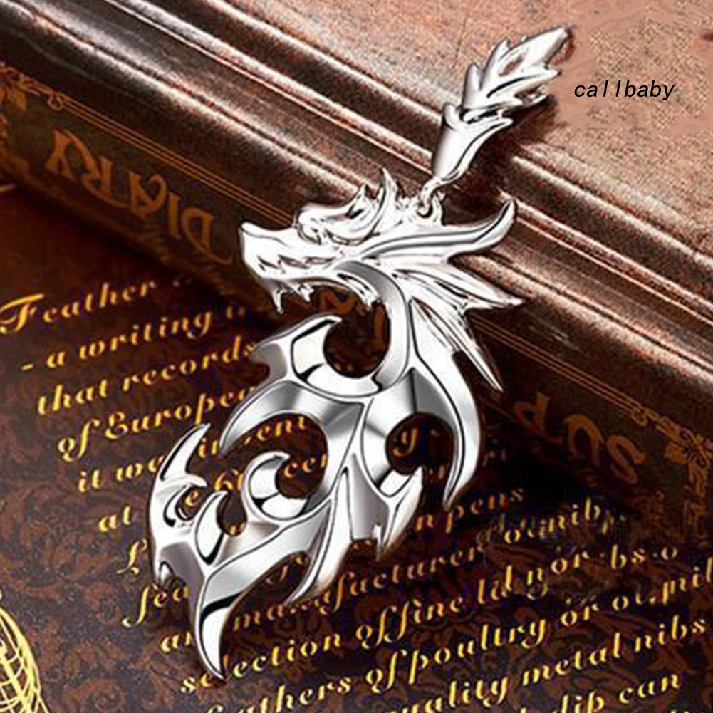 Vòng cổ mặt hình rồng cá tính cho nam