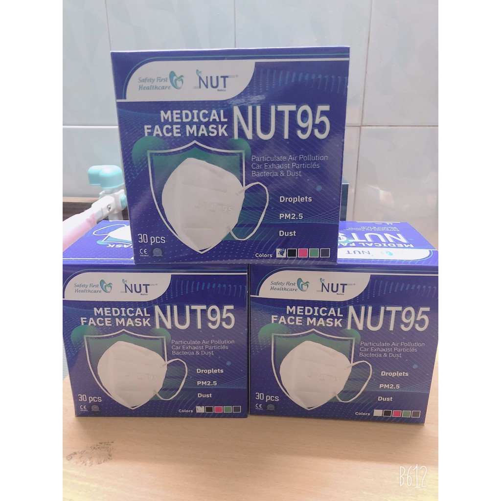 Hộp Khẩu trang Y tế kháng khuẩn Nut95 chuyên BV và Xuất Khẩu  – Cleantek