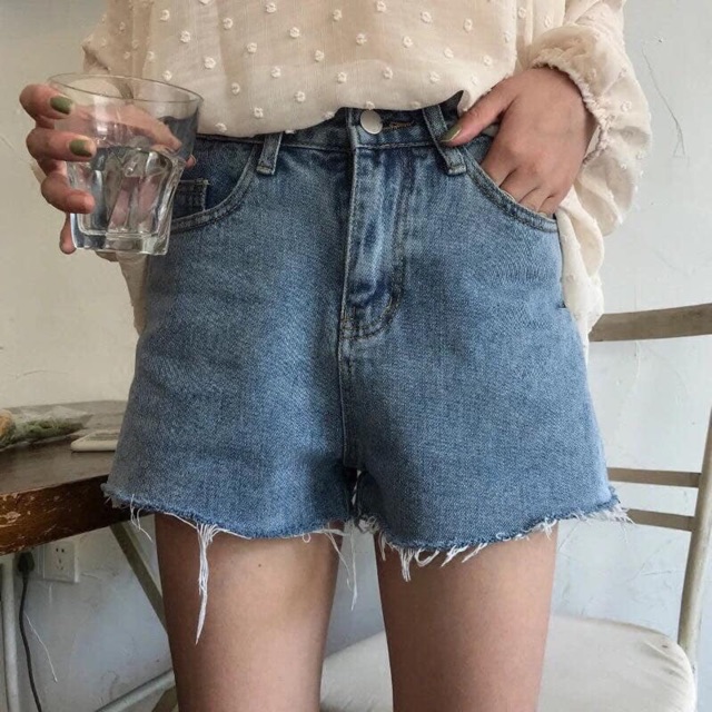 [Mã WASTUP5 giảm 10% tối đa 20K đơn 99K] Quần short jean lưng cao hình thật kèm video | BigBuy360 - bigbuy360.vn