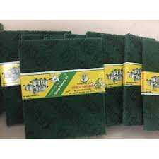 Miếng cọ rửa chén bát, bọt biển xanh vàng, mút xốp 2 mặt đa năng tiện dụng