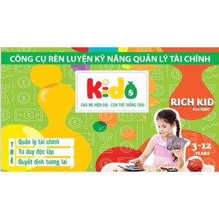 BỘ THẺ CHI TIÊU CHO TRẺ - KIDO, rèn luyện kỹ năng tài chính