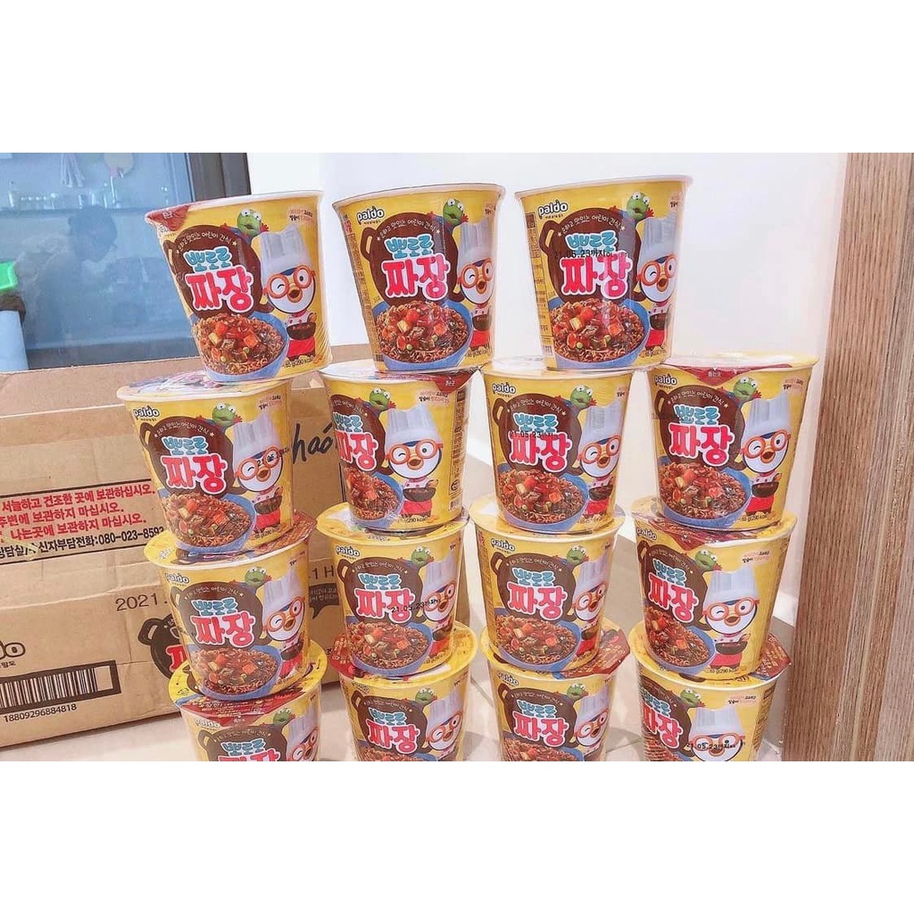 Mỳ trộn tương đen PALDO HÀN QUỐC cho bé