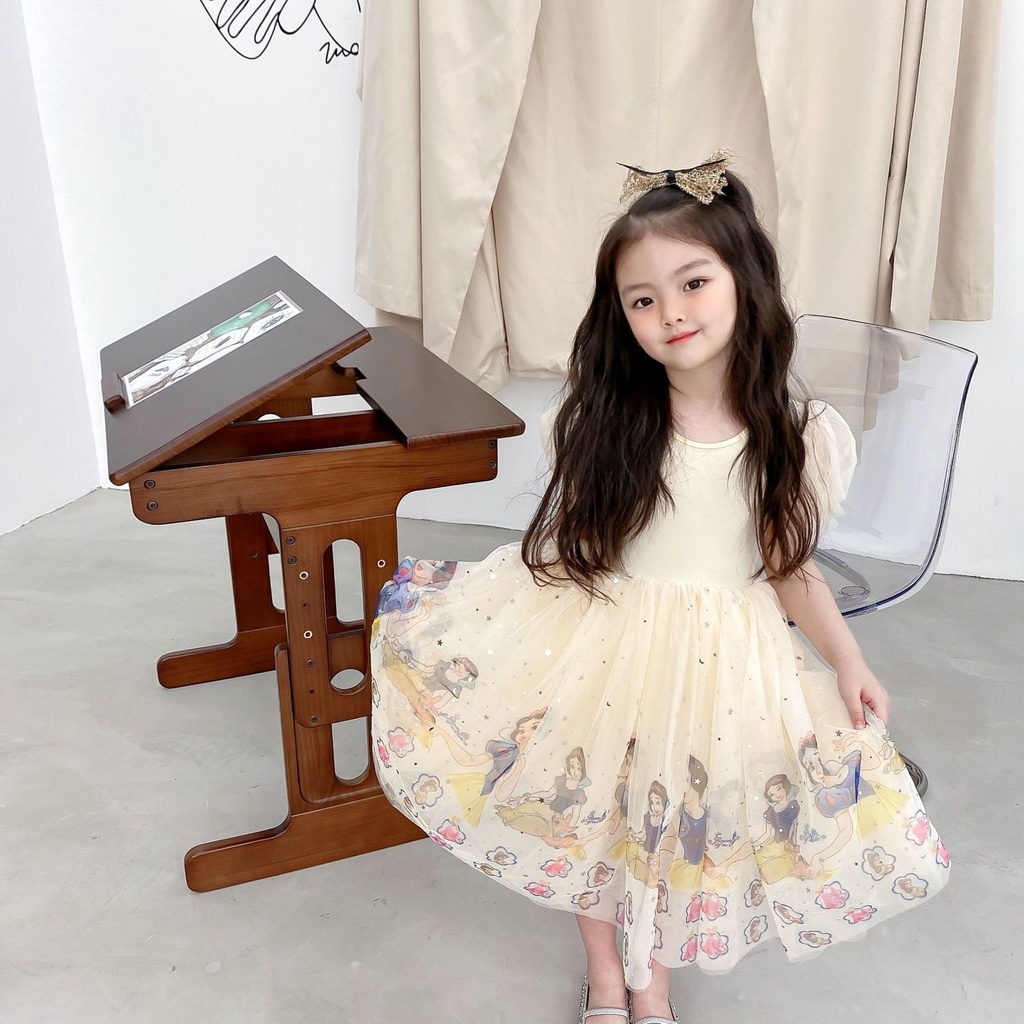 Áo đầm elsa bé gái 10 tuổi  ☑️ Quần áo cho bé mập 9 tuổi, bé gái lớn 20kg 25kg 30kg 35kg 40kg