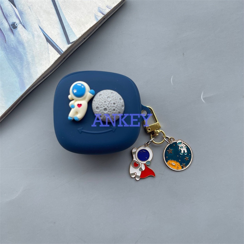 SONY WF-SP700N / Linkbuuds S WF-LS900N / WF-L900 Vỏ Bảo Vệ Hộp Sạc Tai Nghe Hình Hành Tinh Bằng Silicone Mềm Chống Sốc/Thấm Nước