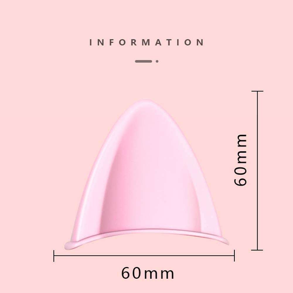 Set 2 Miếng Dán Trang Trí Mũ Bảo Hiểm Bằng Tpu Hình Tai Mèo Nhiều Màu Dễ Thương