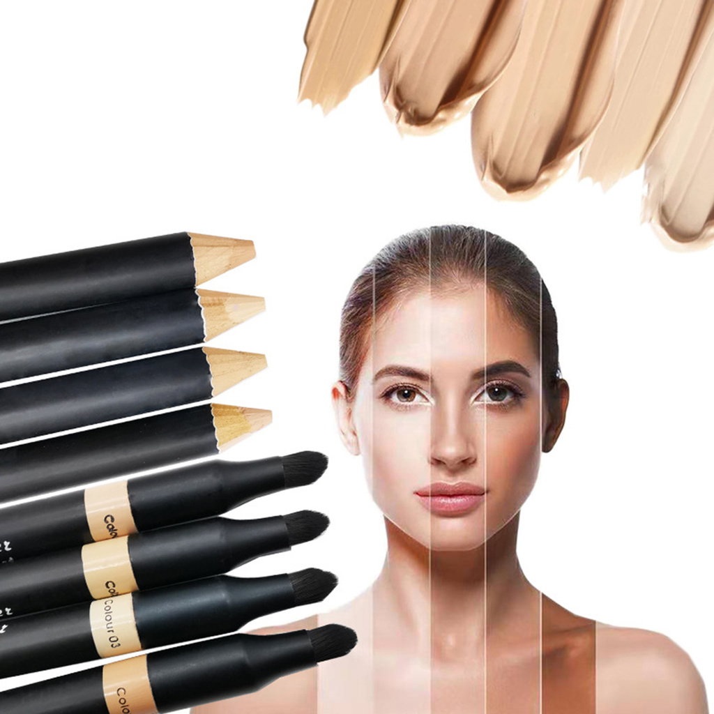 CODseller Dual Head Concealer Cover Stick Pencil Conceal Spot Blemish Cream Foundation Pen