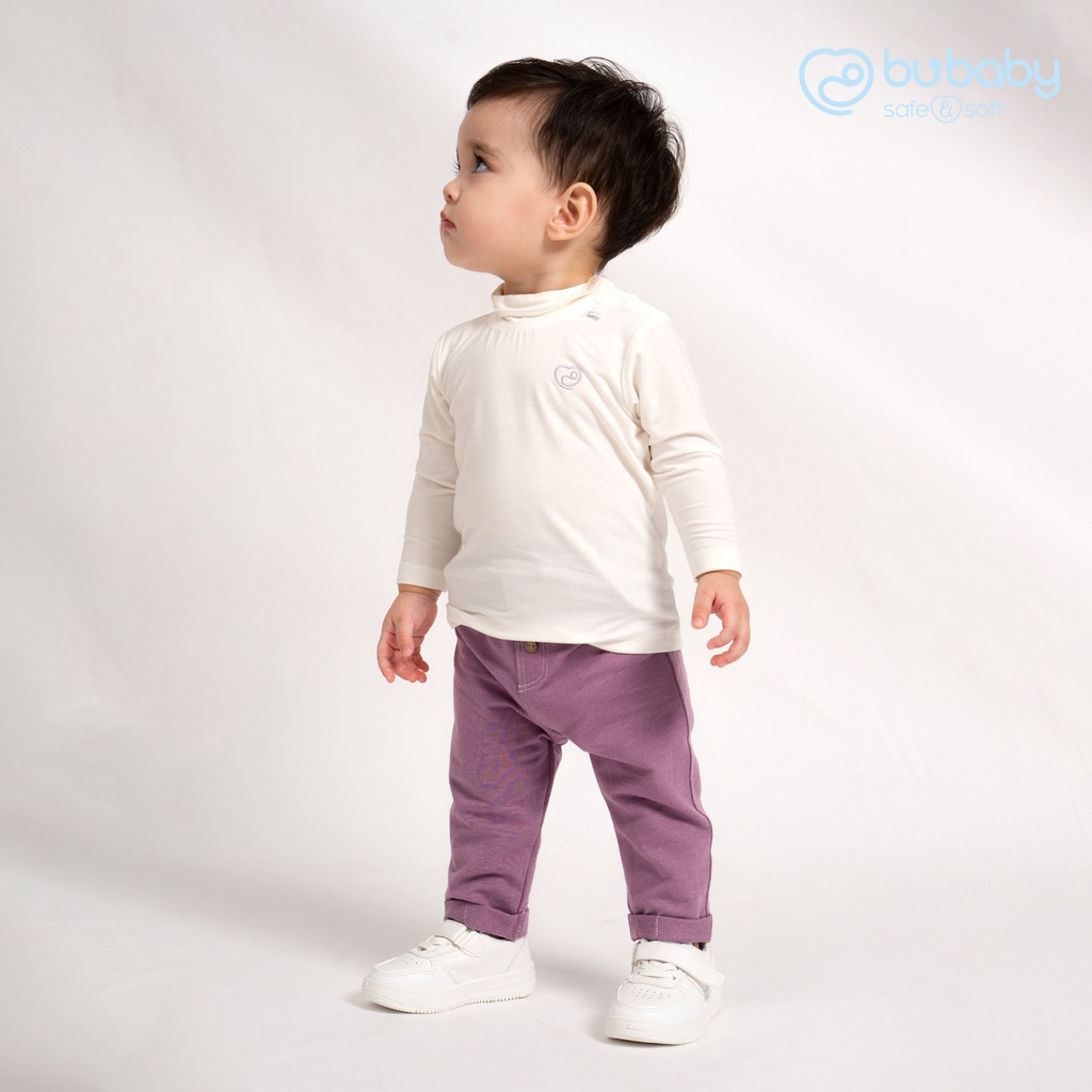 Quần dài Terry Cotton Bu Baby dành cho bé trai, bé gái cao cấp