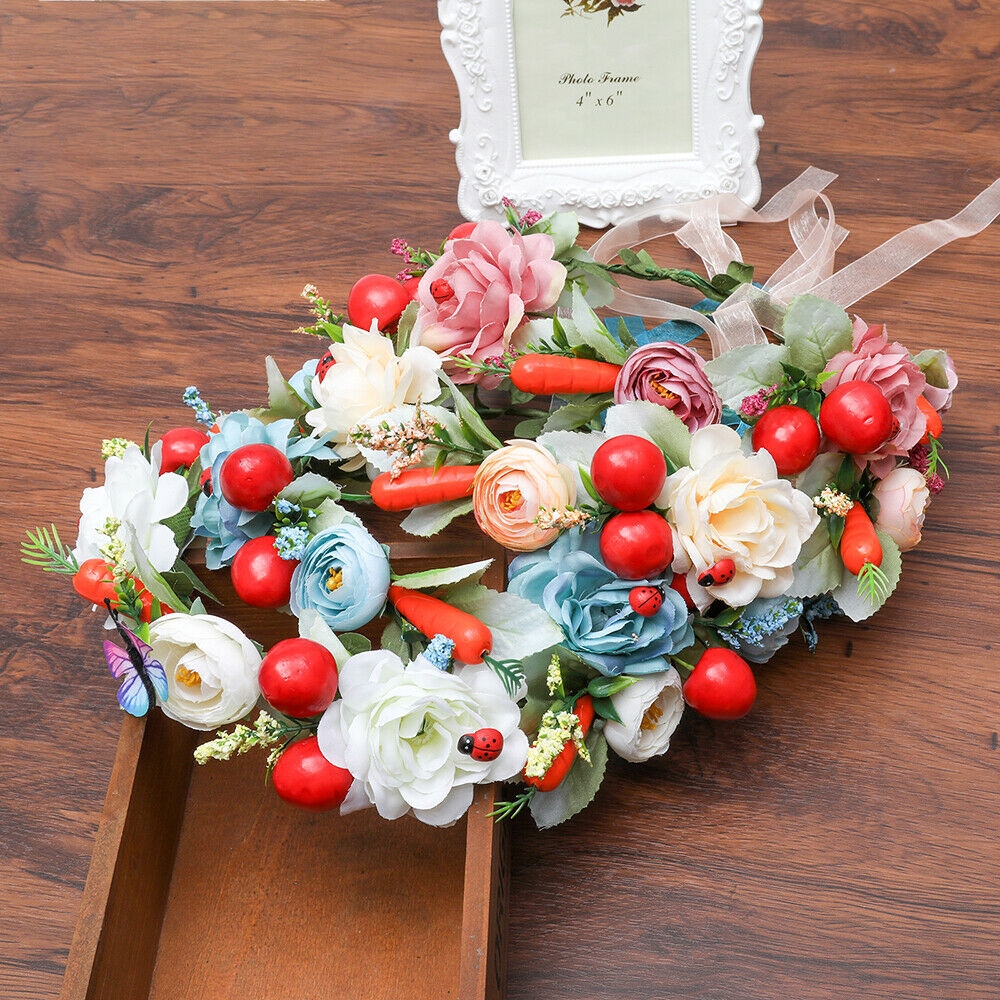 Băng đô Haimeikang kiểu Boho tùy chỉnh đính hoa dành cho nữ ngày cưới